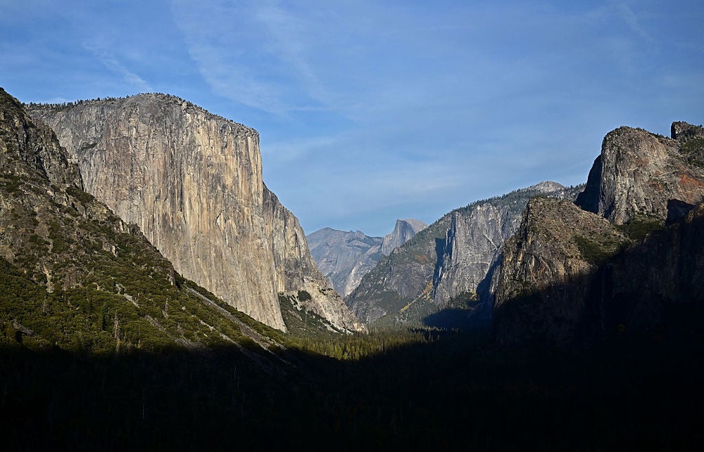 Joslin, a biologist specializing in bats, stated they assisted in hanging a 66-foot-wide transgender pride flag on El Capitan for approximately two hours on May 20, 2025, before voluntarily removing it (AFP/Getty)