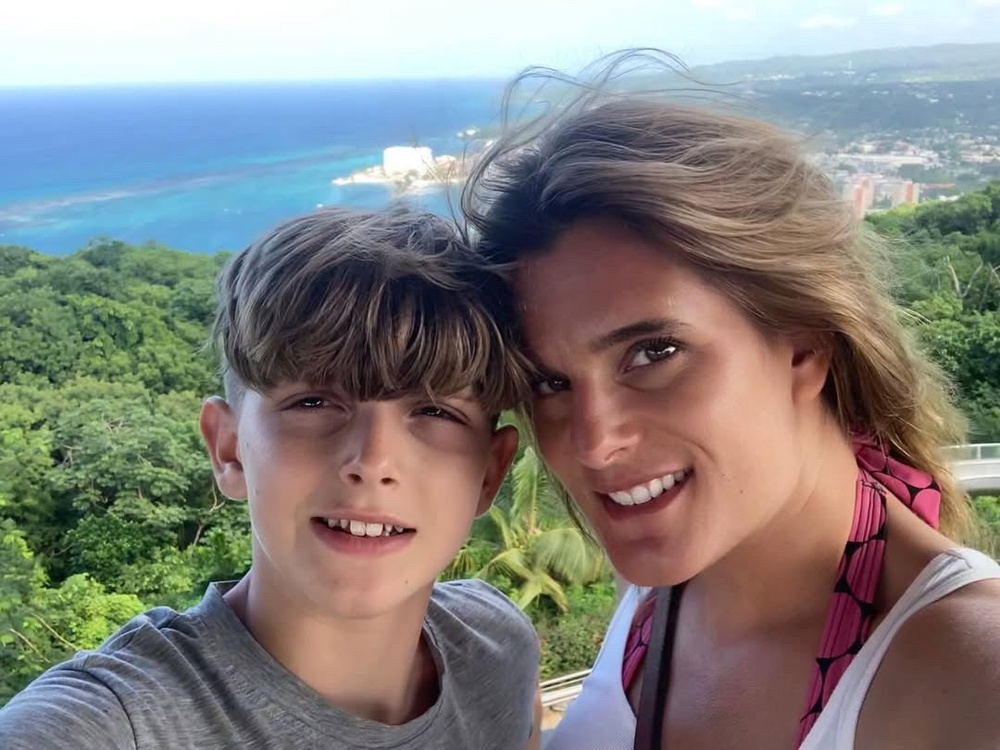 Ellen Roome with her 14-year-old son Jools Sweeney (Family handout)