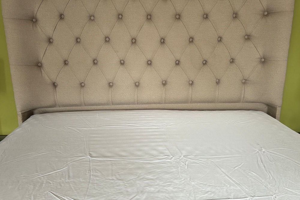 This bedsheet is ideal for hot sleepers (Ali Howard/The Independent)