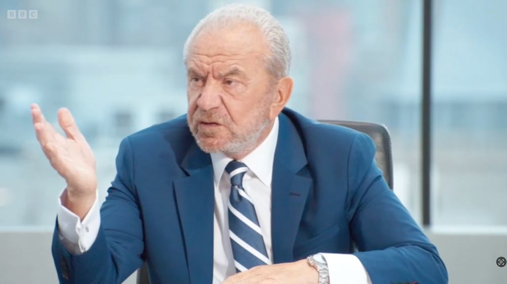 Lord Alan Sugar, who has a reported net worth of £1.138 billion, said he spoke to someone who was aware of his ‘financial status’, but it made no difference (BBC)