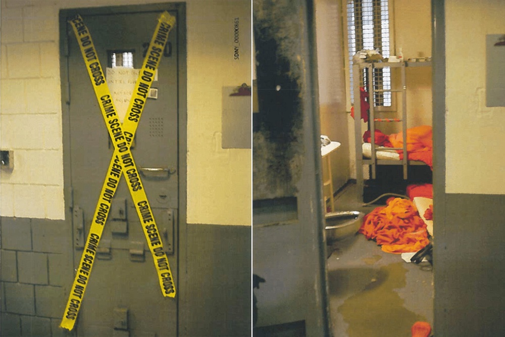 Notes obtained by The New York Times appear to show Epstein fearing for his life in jail in the days leading up to his suicide (Department of Justice)