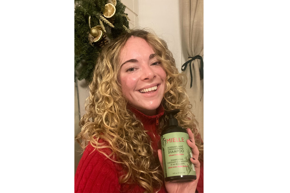 The powerful minty scent was a welcome change from fruity shampoos (Ella Duggan/The Independent)