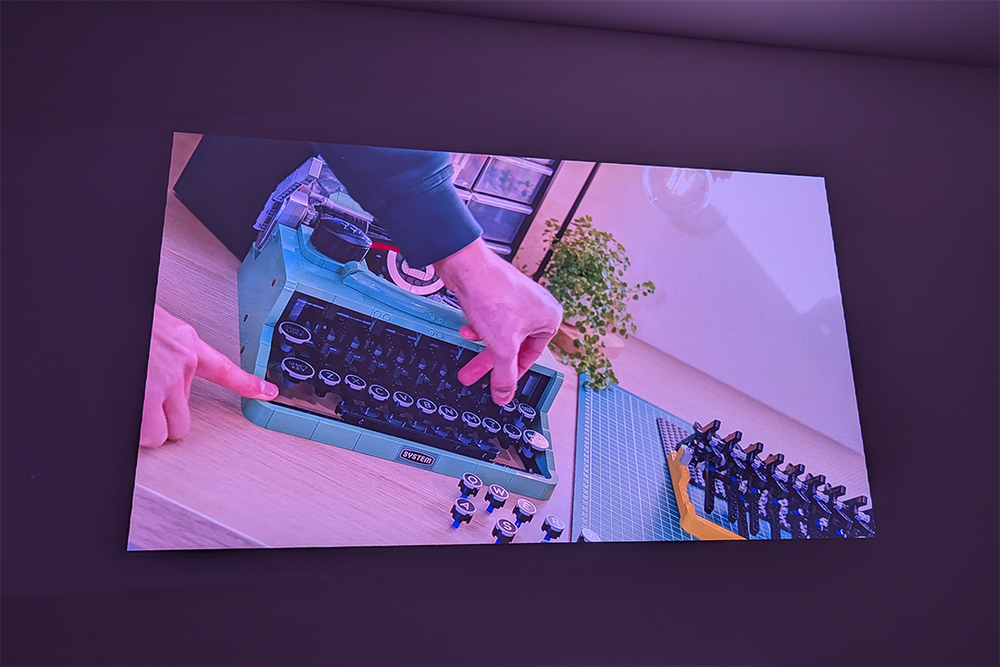 The projectors were all tested in three different locations (Steve Hogarty/The Independent)