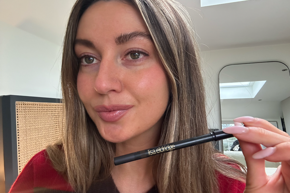 Colour pay-off from Lisa Eldridge’s liner pencil is excellent (Daisy Lester/The Independent)