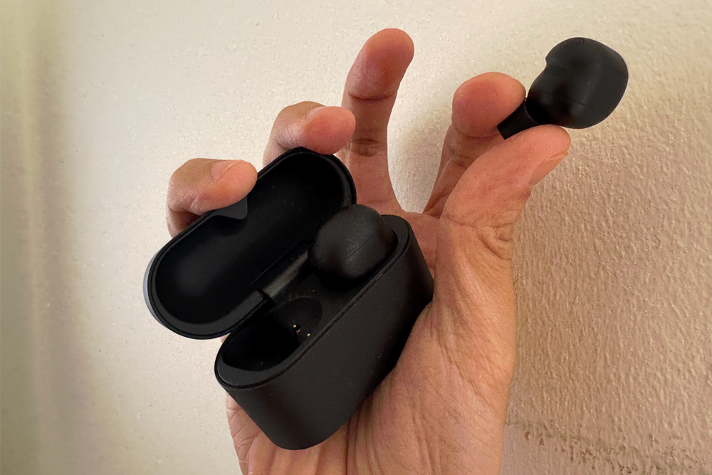 Active noise cancellation is very good, and ambient mode is even better (Alex Lee/The Independent)