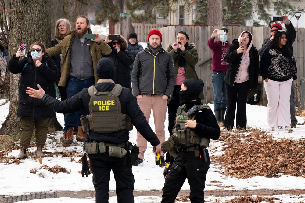 Before blitzing into cities, ICE recruits were enrolled into an accelerated training program that the agency turned into a ‘dangerous husk,’ according to whistleblower (Getty)