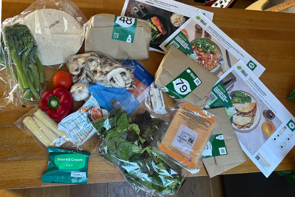The ingredients are pre-portioned for ease (Daisy Lester/The Independent)