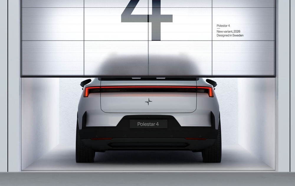 The Polestar 4 SUV was teased earlier this year. It’s due to go on sale on September 2 (Polestar)