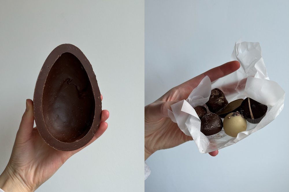 This comes with a selection of chocolates inside (Alice Reynolds/The Independent)