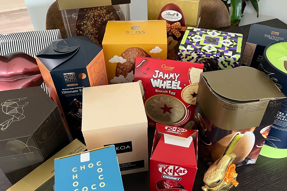 I was given the enviable task of taste-testing a range of Easter eggs and chocolate treats (Alice Reynolds/The Independent)