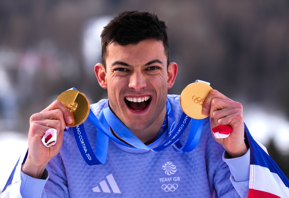 Matt Weston made history with two skeleton gold medals (Andrew Milligan/PA) (PA Wire)