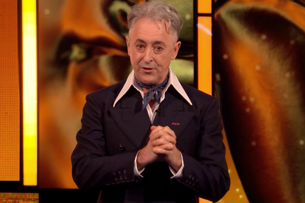 Alan Cumming hosting the film awards in February (BBC)