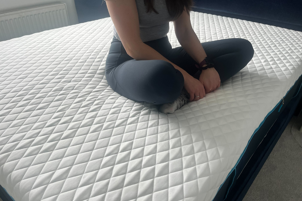 The mattress feels supportive but still has a little bounce to it (The Independent)