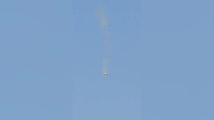 A US fighter jet crashed in Kuwait after a case of friendly fire (Social Media)