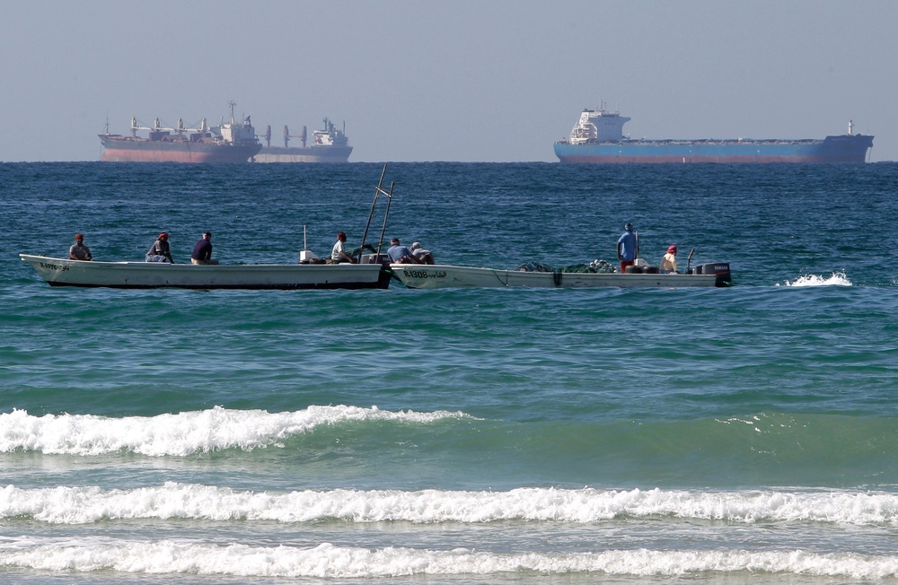 The Strait of Hormuz is one of the world’s major shipping routes (AP)