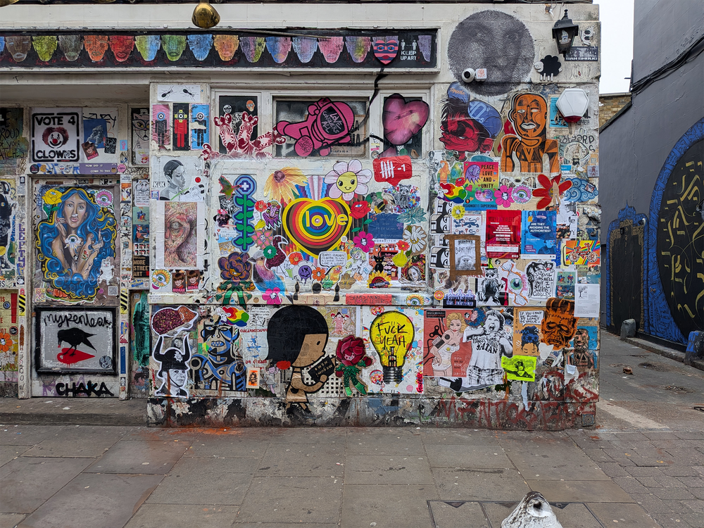 Brick Lane is a vibrant cultural hotspot in east London (Steve Hogarty/The Independent)