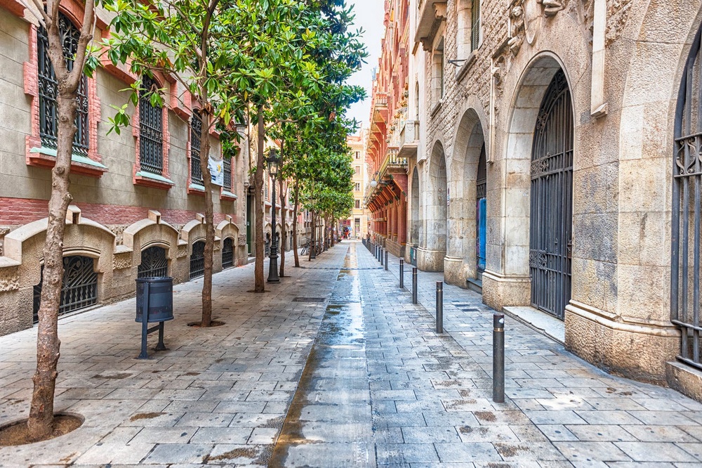 Yurbban Passage Hotel & Spa is at the junction of Eixample and La Ribera (Getty Images)