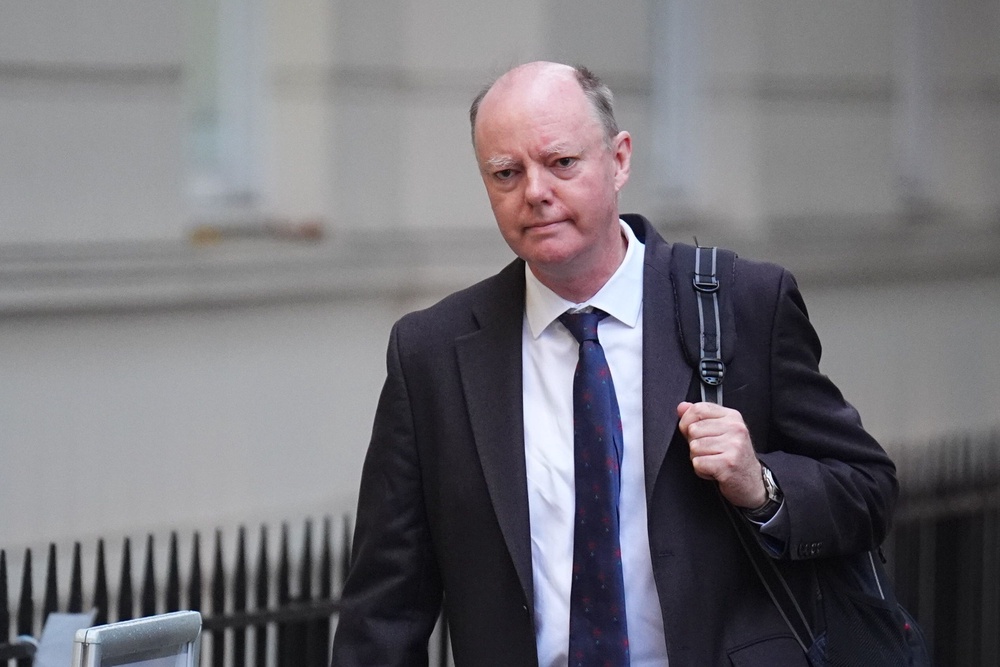 Sir Chris Whitty said it is ‘morally unreasonable’ to let children become obese only to put them on weight loss jabs as soon as they become adults (PA Wire)