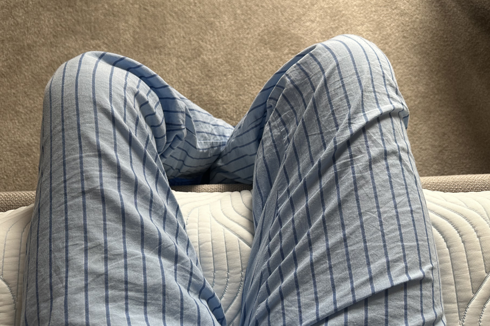 The soft memory foam continues past the edges (Samuel Mathewson / The Independent)