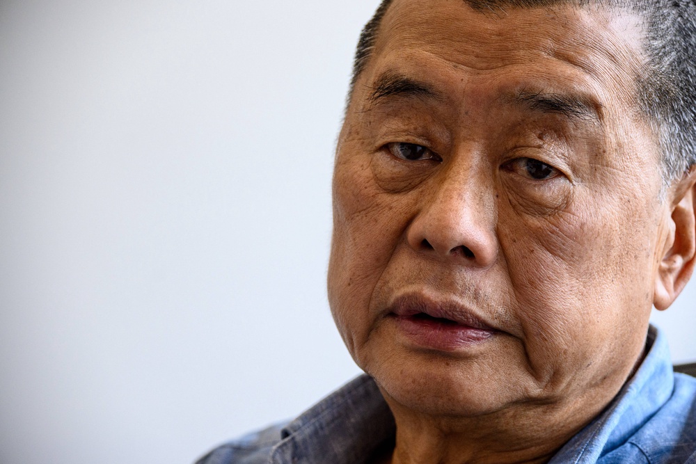 Trump has promised to raise the case of jailed  pro-democracy media mogul Jimmy Lai (AFP/Getty)