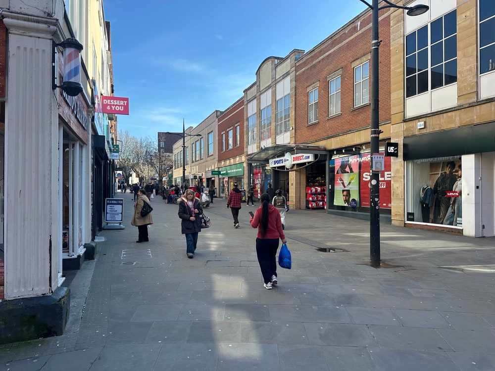 The town centre was affected by the closure of department stores including Debenhams, House of Fraser and Marks & Spencer (The Independent)