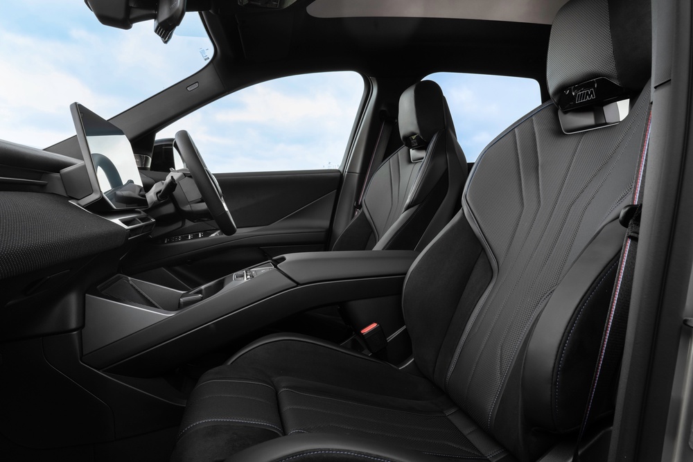 The BMW iX3's front seats are supportive and comfortable on long journeys (BMW)