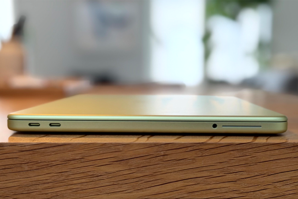 The new MacBook Neo packs a lot into its slim design (David Phelan/The Independent)