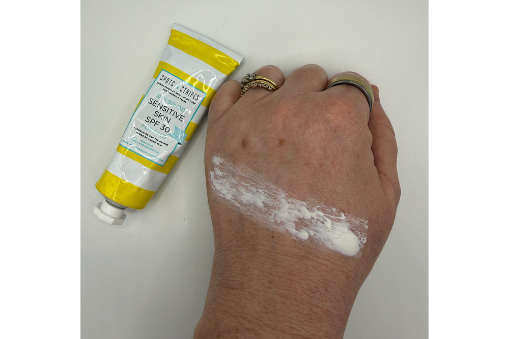 The sunscreen contains aloe vera, antioxidant-rich green tea extract and jojoba (Zoe Phillimore/The Independent)
