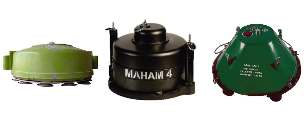 Iran's Maham limpet mines, which are attached to ships (Collective Awareness to UXO)