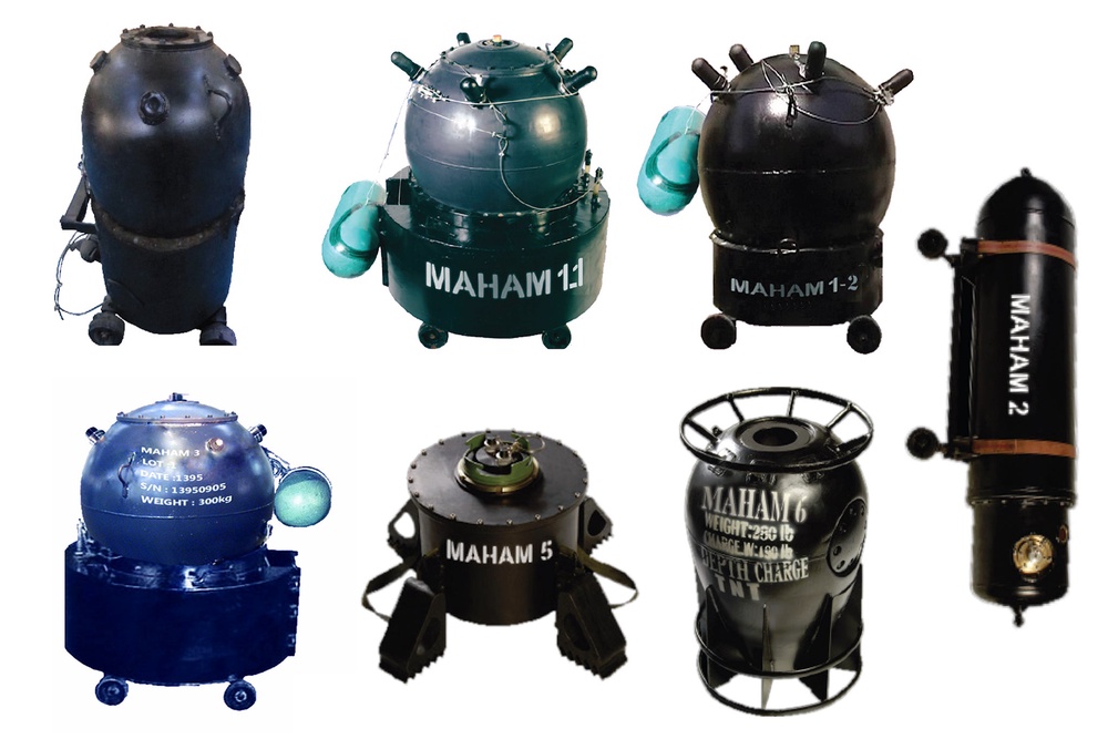 Iran's Maham sea mines, a mix of buoyant and seabed mines (Collective Awareness to UXO)