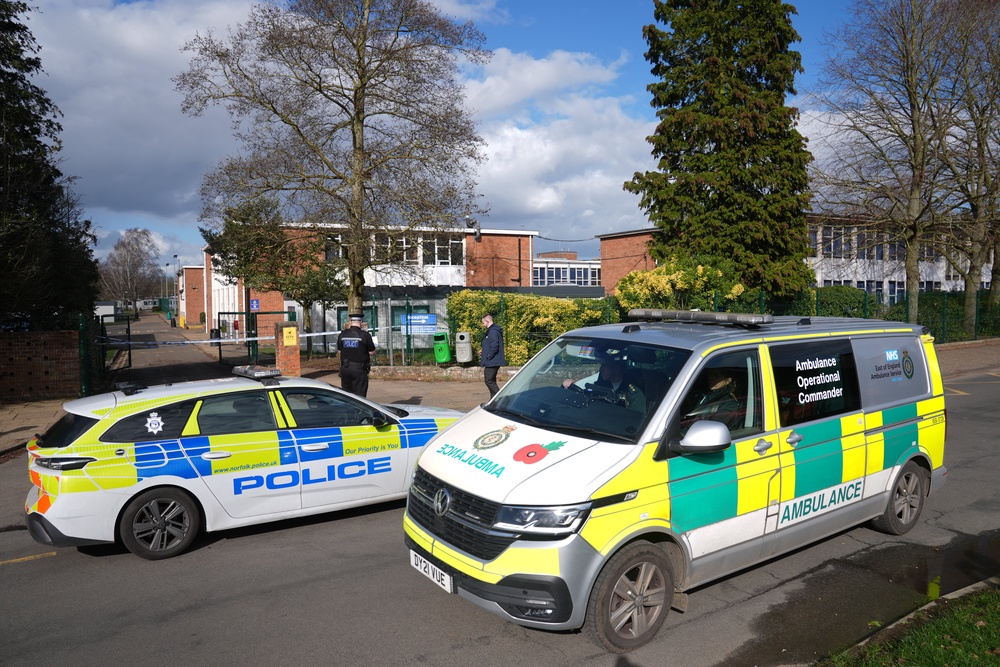 The prosecutor said the defendant, now aged 16, was ‘dressed in black, masked up and tooled up with a kitchen knife’ (PA)