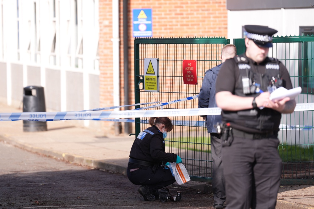 A boy, who was aged 15 at the time, is on trial at King’s Lynn Crown Court accused of the girl’s attempted murder at Thorpe St Andrew School near Norwich on 11 March (PA Wire)