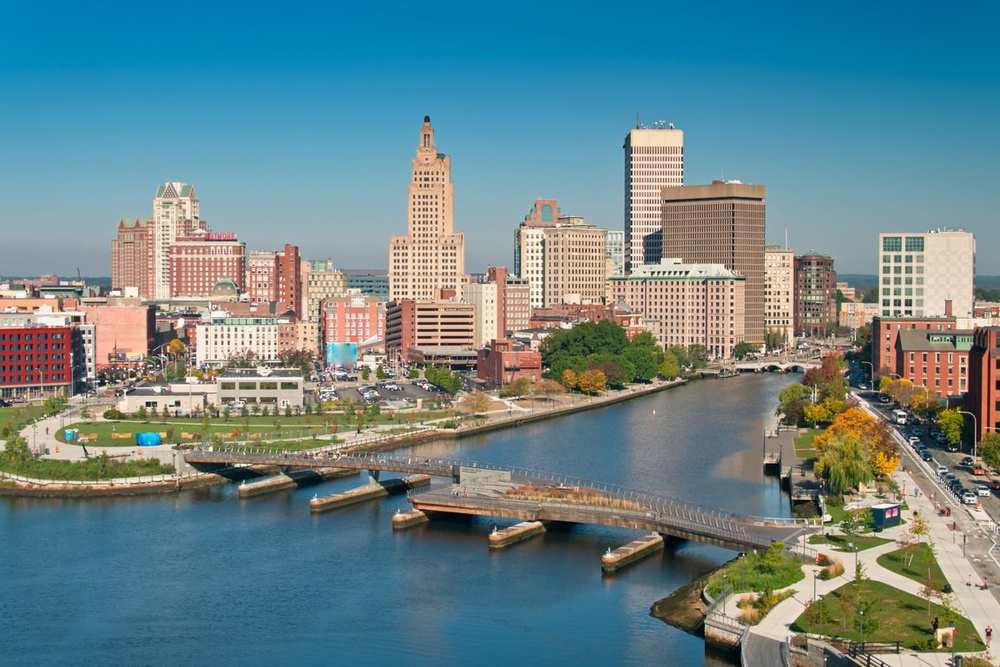 Providence’s waterside downtown features elegant walkways and an intoxicating spread of architectural styles (Getty Images/iStockphoto)
