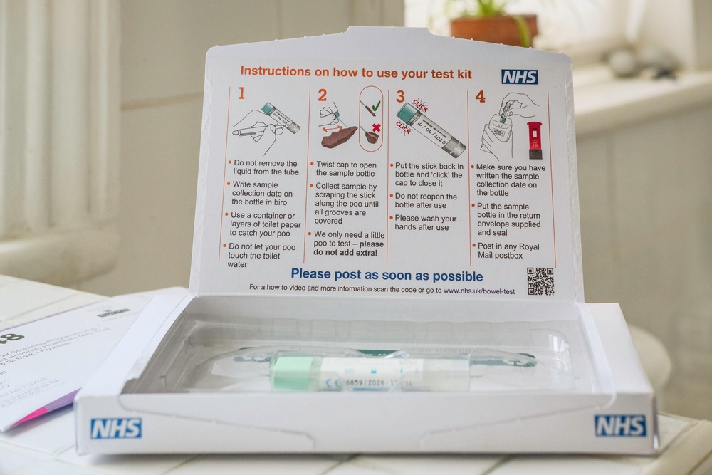 The NHS offers at-home bowel cancer screening tests (PA)