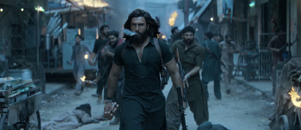 Singh regained major box office momentum with the success of the action thriller Dhurandhar in 2025, which grossed Rs 6.19bn (£48m) in India alone (Jio Studios)