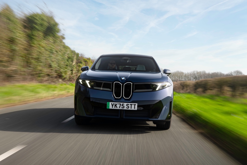 The iX3 drives as a BMW should – it's great fun – but the ride is a little bit fidgety at times (BMW)