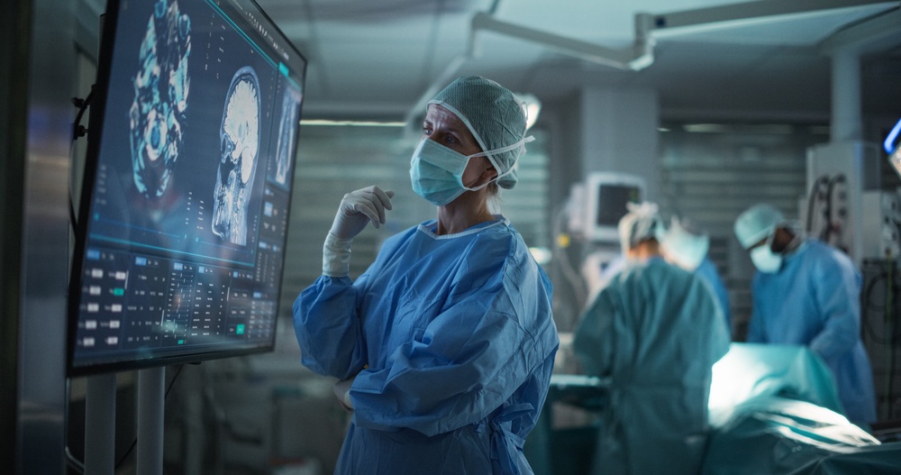 The artificial intelligence was used to help with the brain surgery (Getty/iStock)