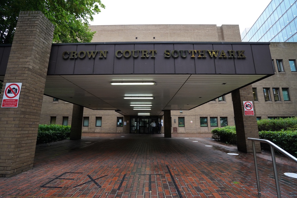 The trial is behing heard at Southwark Crown Court (Victoria Jones/PA)