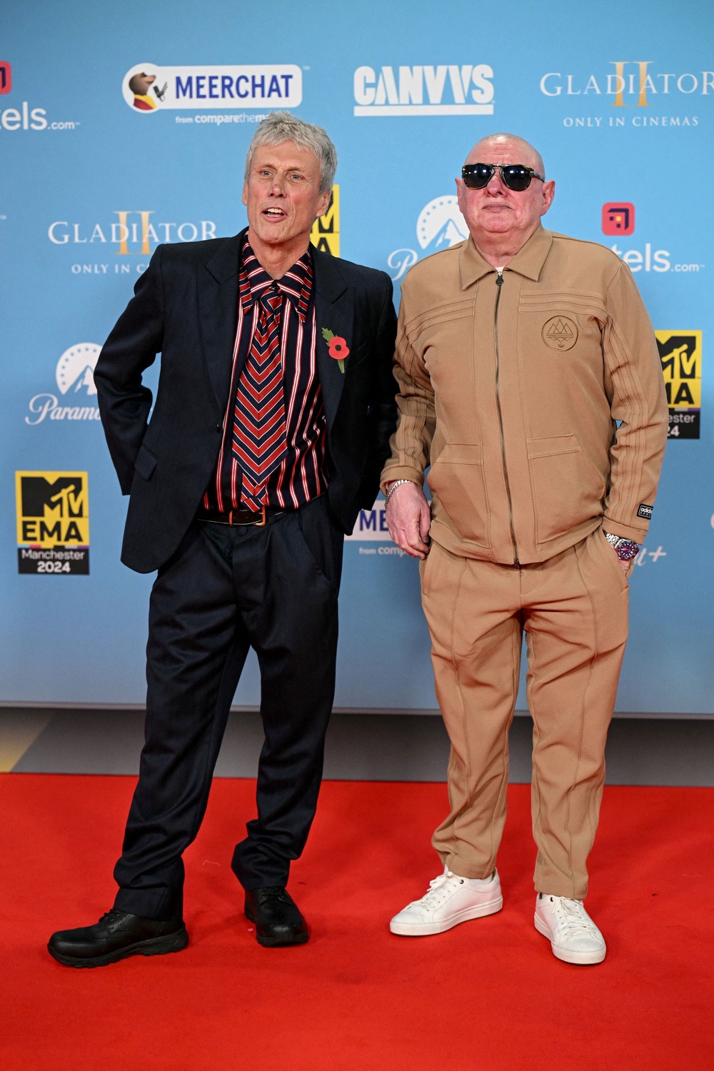 Bez and Shaun Ryder still tour with the Happy Mondays (AFP/Getty)
