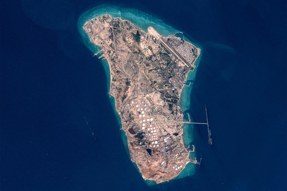 Iran’s Kharg Island is its main oil export terminal (ESA/AFP/Getty)