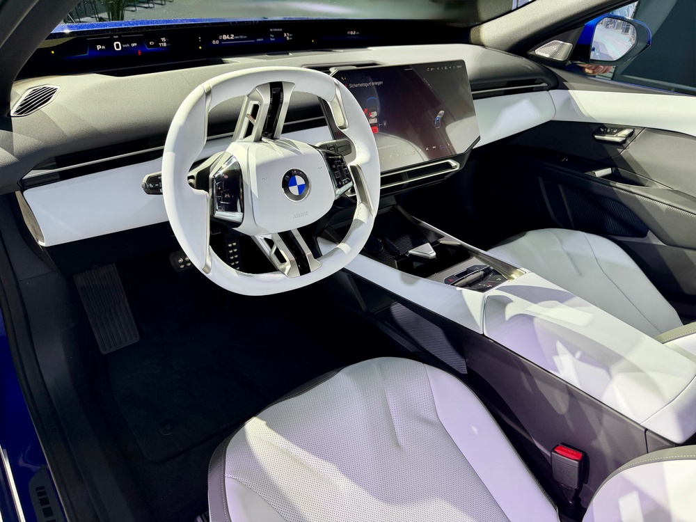 The new BMW i3 features the Panoramic iDrive first seen on the latest BMW iX3 (Steve Fowler)