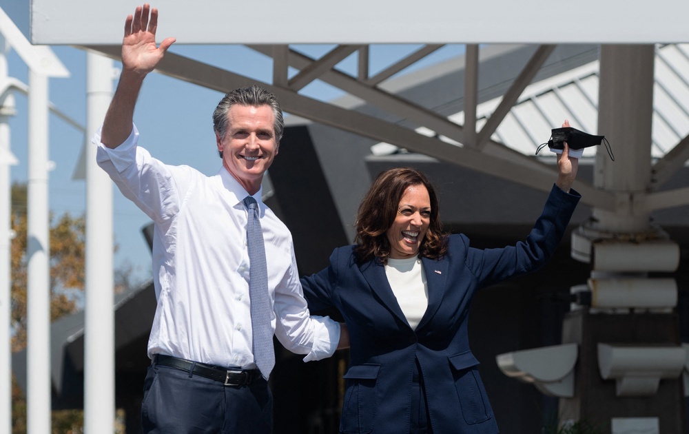 Bass has secured endorsements from high-profile Democrats, including Gov. Gavin Newsom and former Vice President Kamala Harris (AFP via Getty Images)