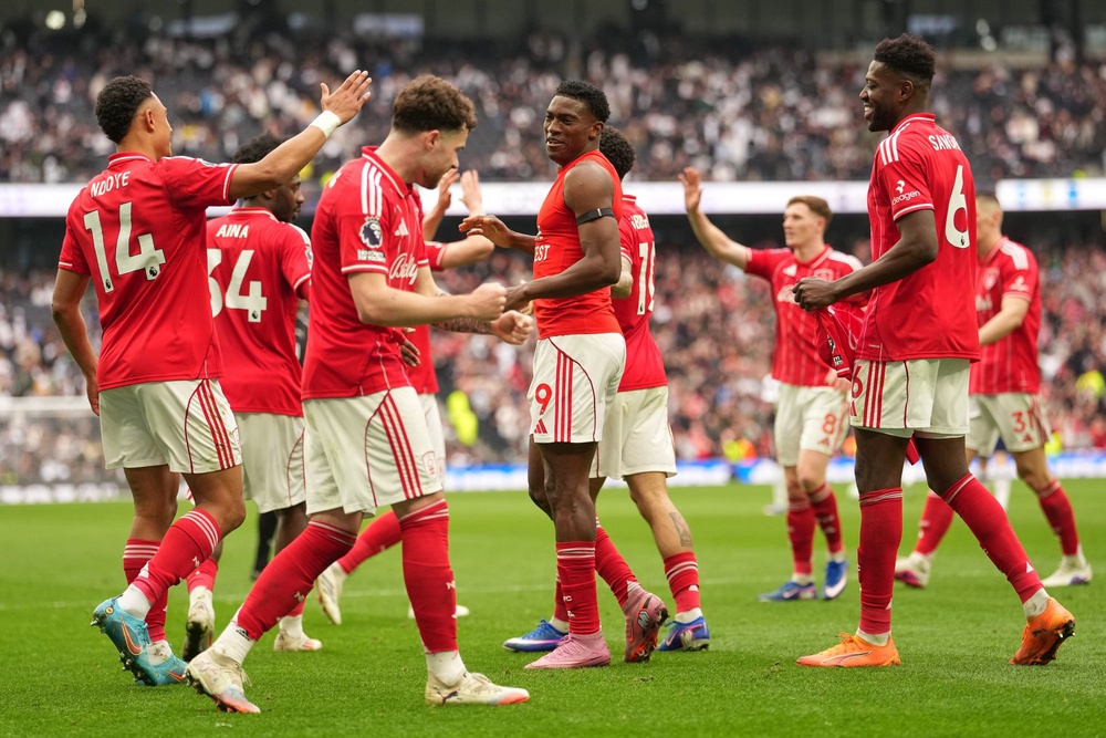 Nottingham Forest secured a vital win over Spurs (AP)