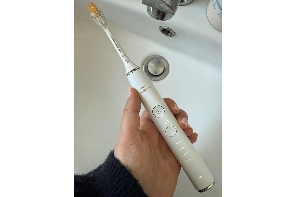 My teeth felt deeply cleaned when using the Philips sonicare 9400 diamondclean smart (Lucy Smith/The Independent)