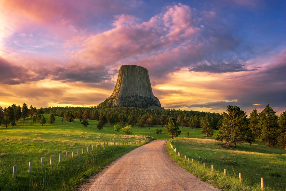 Devils Tower gives one section of rural Wyoming a startling look (Getty Images/iStockphoto)