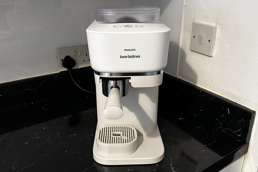 This is a countertop efficient bean to cup machine (Rachael Penn/The Independent)