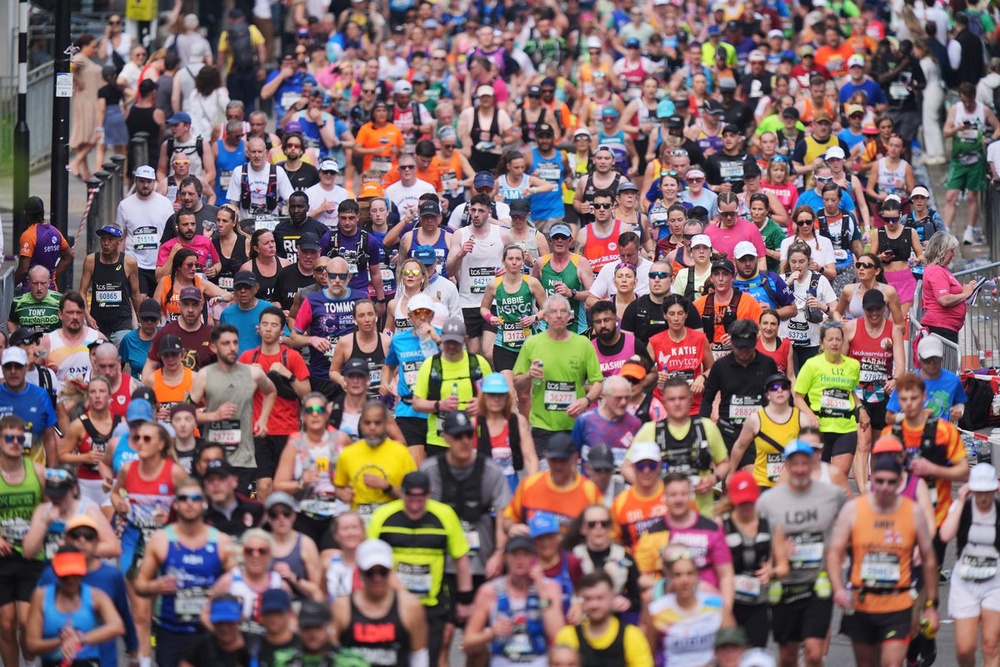 Image from: London Marathon LIVE: Sabastian Sawe makes history with first marathon under two hours