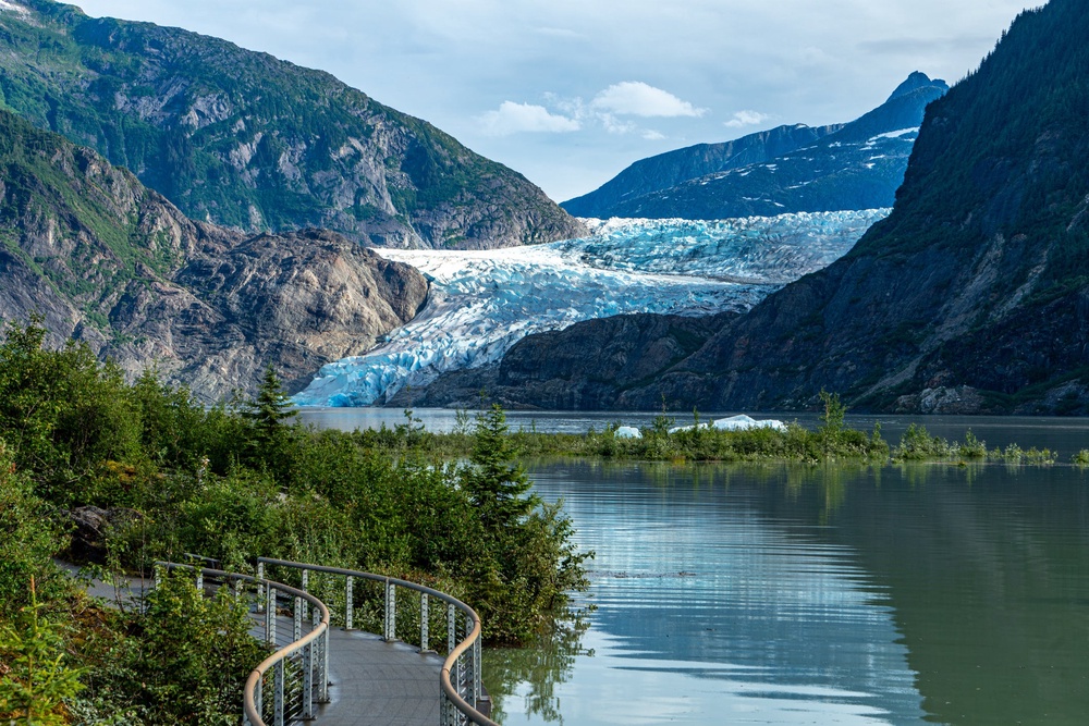 Mendenhall Glacier in Alaska is not just breathtaking, but easily accessible (Getty Images)