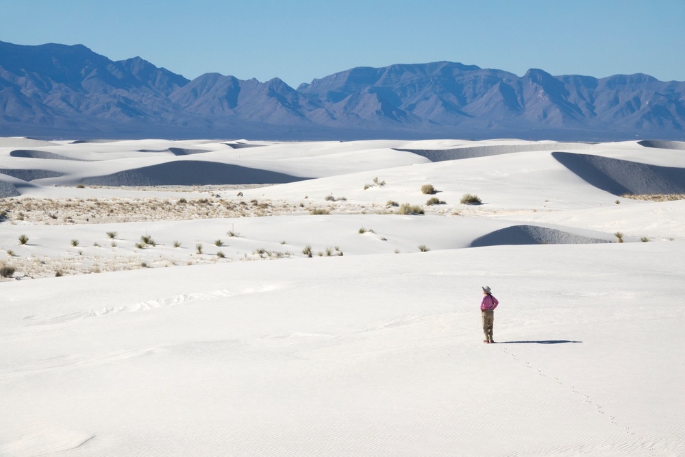 White Sands National Park is 275 square miles of ‘snowy’ sand (Getty Images)