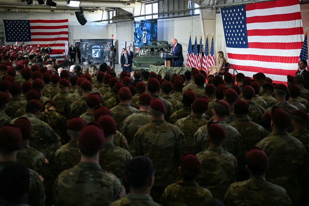 The Trump administration previously paid a $1,776 ‘Warrior Dividend’ to U.S. military service members (AFP/Getty)